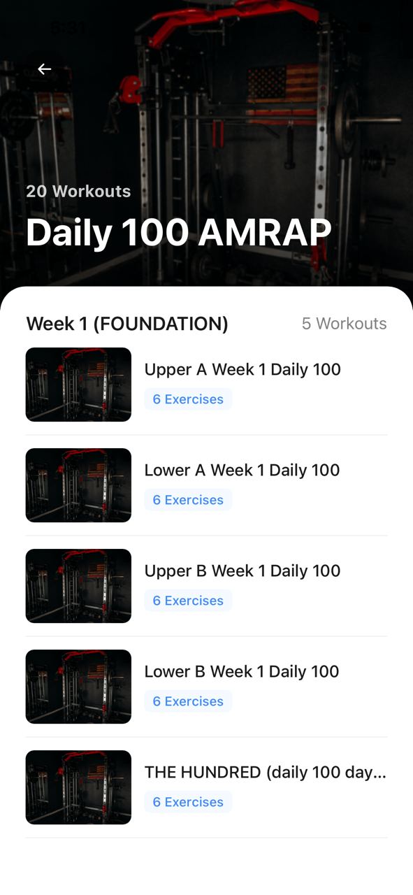 The workouts