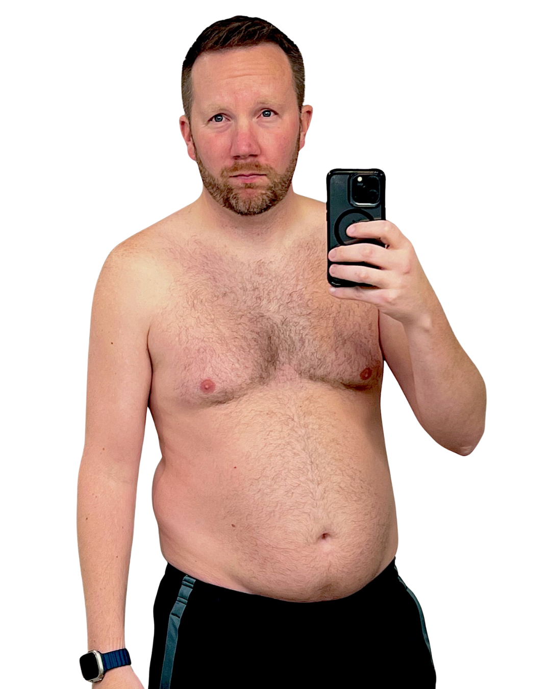 Mike at 235 pounds