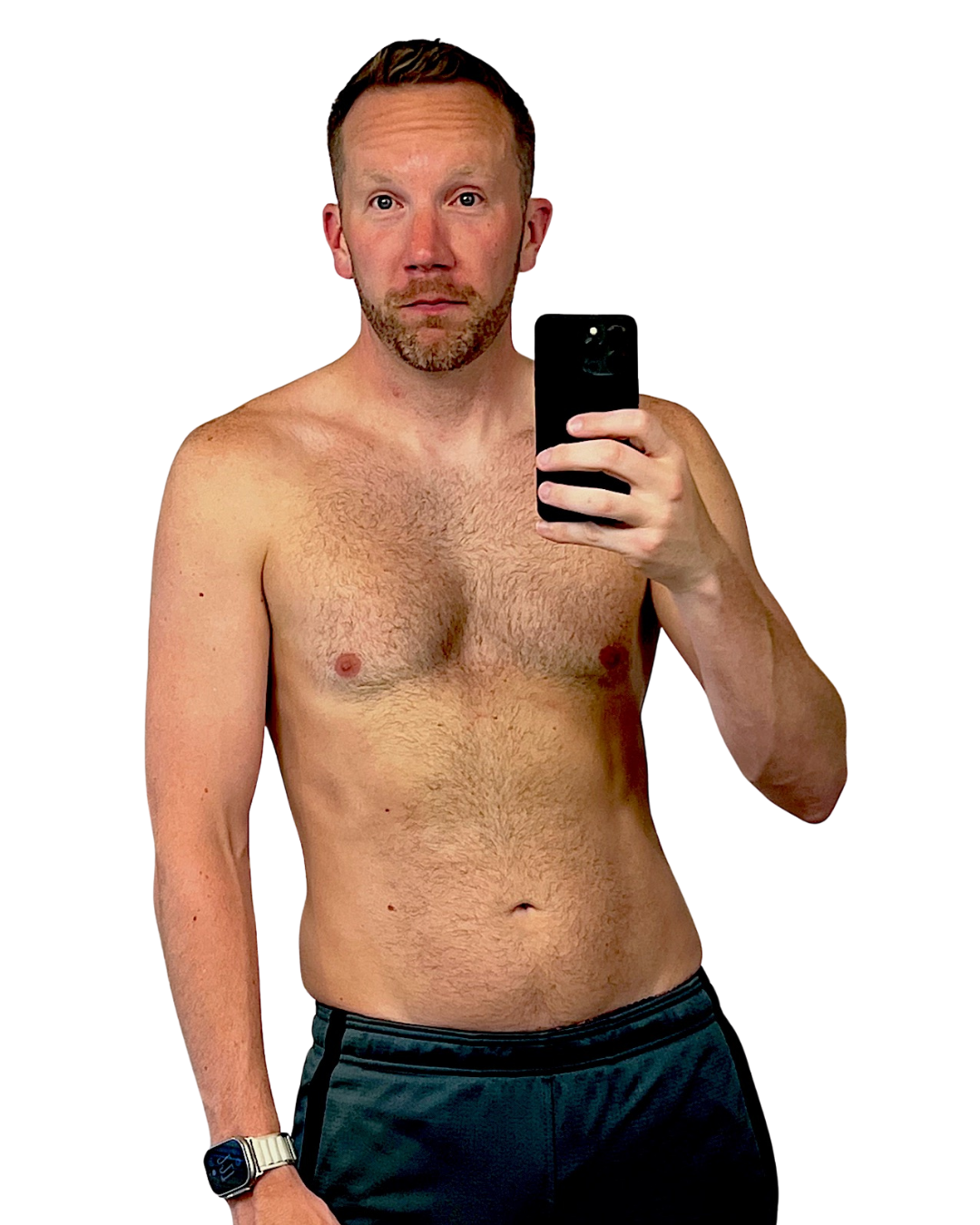 Mike at 175 pounds, five months in